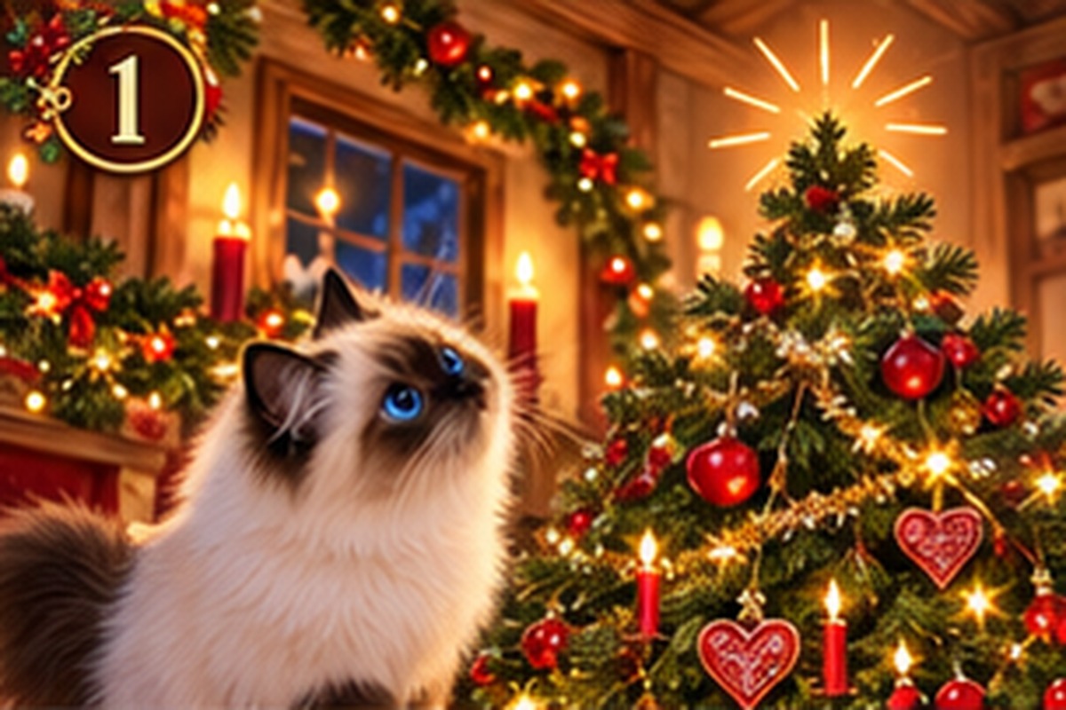Bimse i sit illustrerede juleeventyr