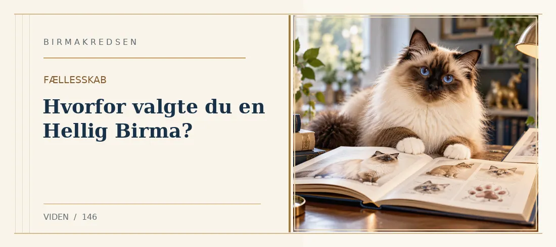 Illustreret artikel: Hvorfor valgte du en Hellig Birma? – Birmakredsen
