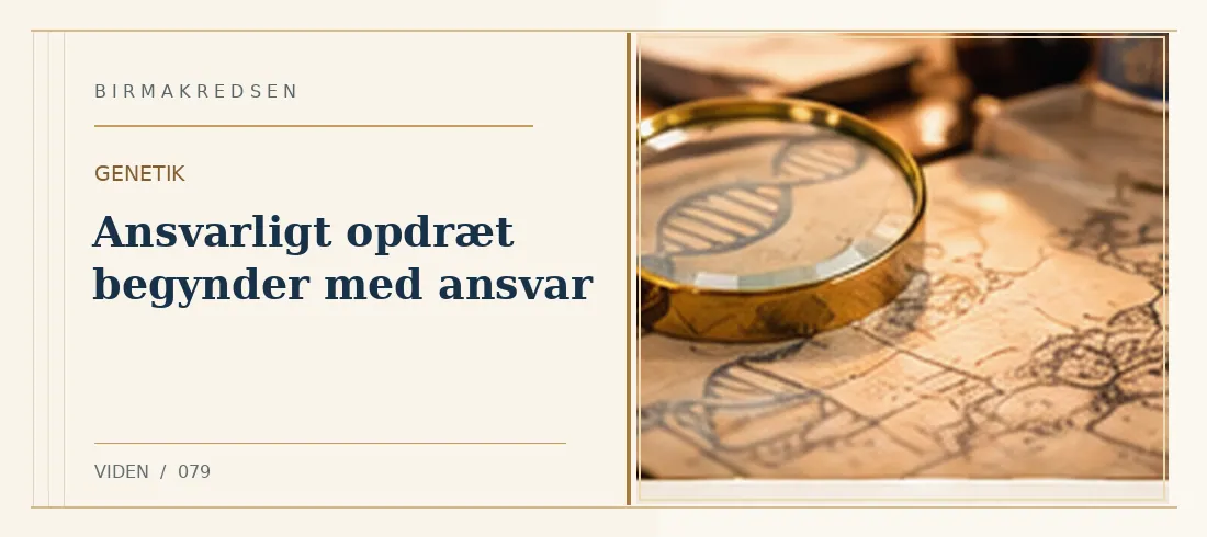Illustreret artikel: Ansvarligt opdræt begynder med ansvar – Birmakredsen
