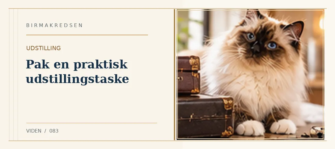 Illustreret artikel: Pak en praktisk udstillingstaske – Birmakredsen