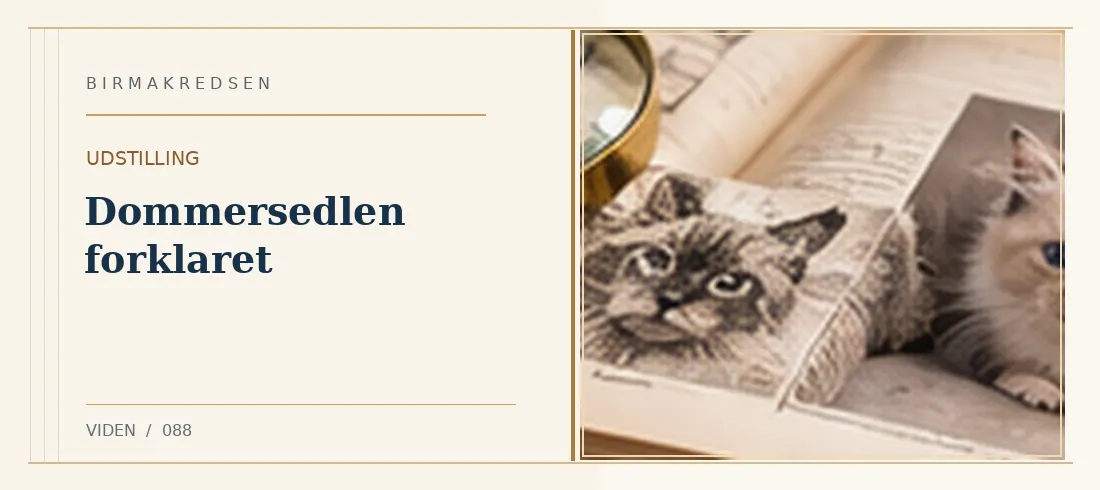 Illustreret artikel: Dommersedlen forklaret – Birmakredsen