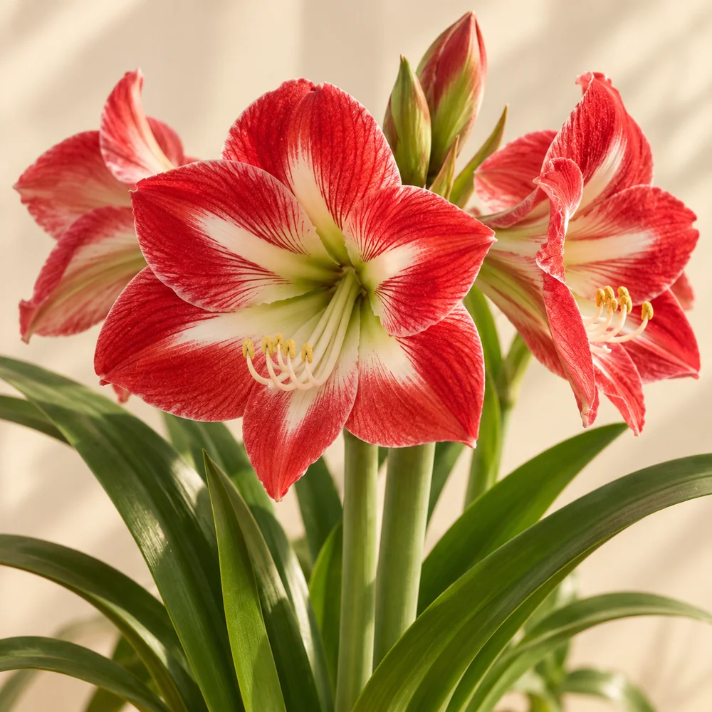 AI-illustration af Amaryllis / ridderstjerne