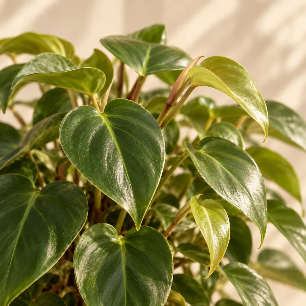 AI-illustration af Filodendron