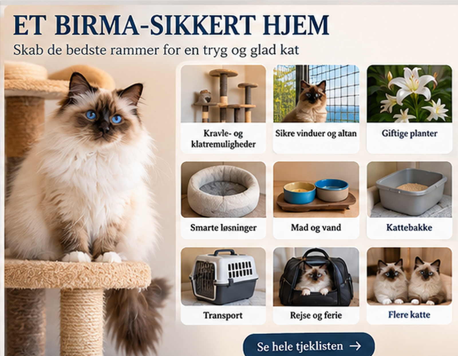 Visuel guide til et Birma-sikkert hjem