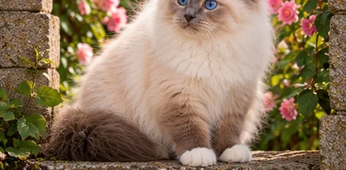 Illustration af Hellig Birma